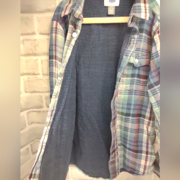 Plaid lined shirt 10/12 - Picture 5 of 7